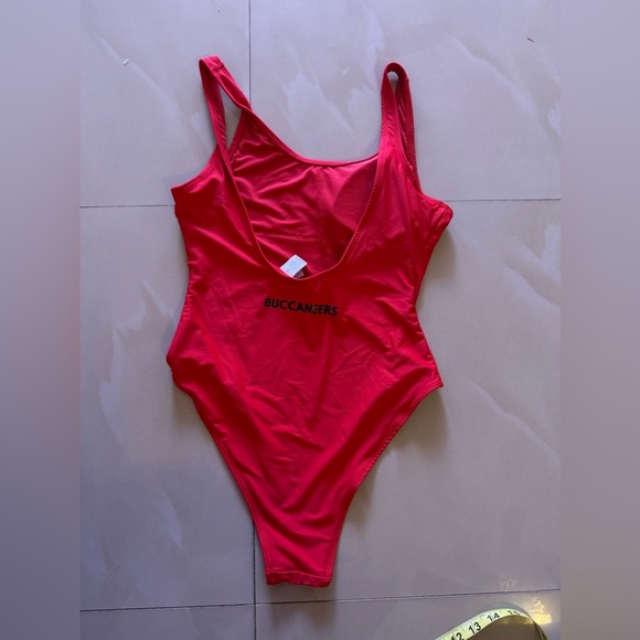 NFL Apparel swimsuit red sport beach pool bikini Swimsuit size S - Picture 4 of 13